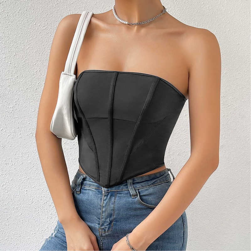Áo Croptop Không Tay Nâng Ngực Thời Trang Mùa Hè Cho Nữ