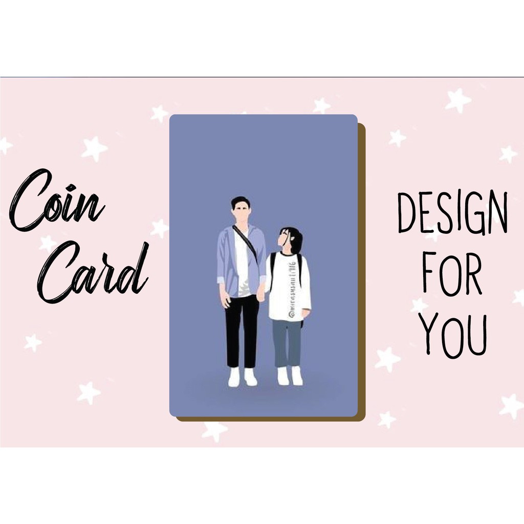 "👩‍❤️‍👨 COUPLE"( Decal dán Thẻ ATM, debit, thẻ từ, thẻ chung cư, bảo vệ thẻ) | Dán thẻ ATM COINCARD