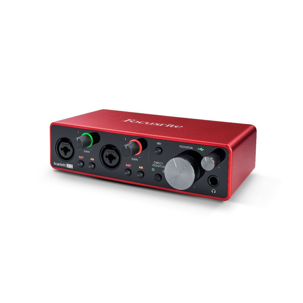 Focusrite Scarlett 2i2 (3rd Gen) Sound card xử lý âm thanh studio chuyên nghiệp