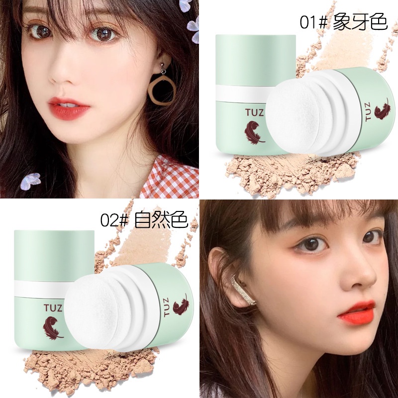 [Hàng mới về] Phấn phủ dạng bột TUZ tự nhiên lâu trôi kiềm dầu không để lại dấu vết | BigBuy360 - bigbuy360.vn