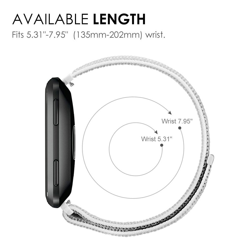 Dây đeo đồng hồ bằng nylon mềm thay thế cho đồng hồ thông minh Fitbit Versa / Fitbit Versa 2 / Fitbit Versa Lite