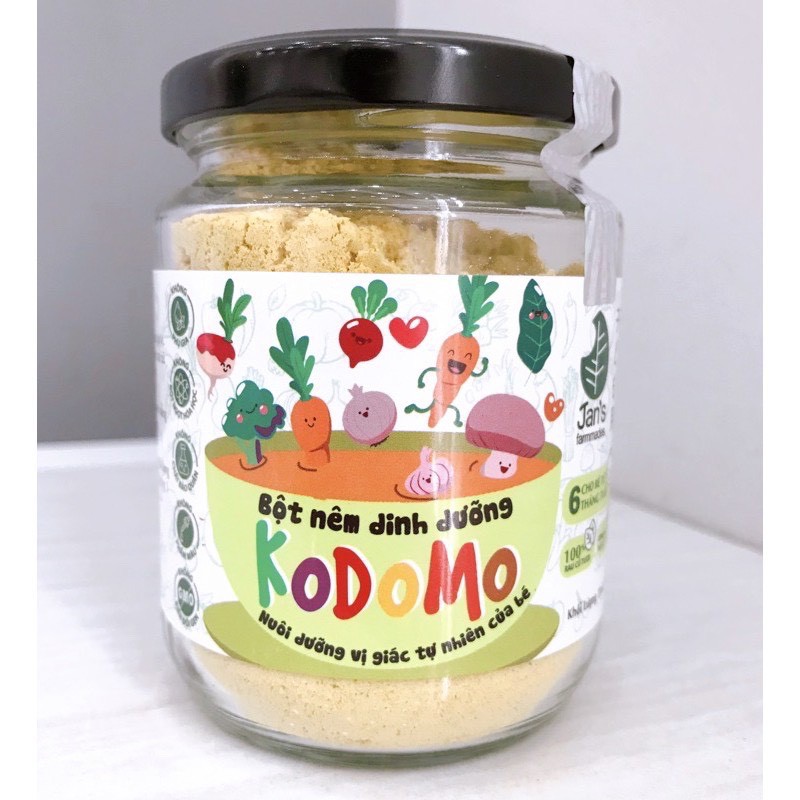 Bột nêm dinh dưỡng Jan's Kodomo 90gr cho bé ăn dặm từ 6m+.