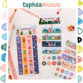 Tấm sticker trang trí viền dễ thương - Miusua