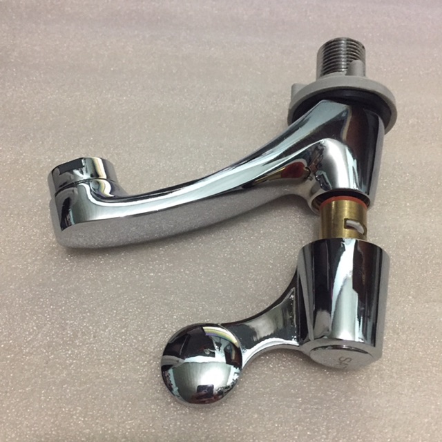 VÒI LAVABO RỬA MẶT KIỂU Ý LỚN THÂN THAU XI INOX - HÀNG ĐẸP