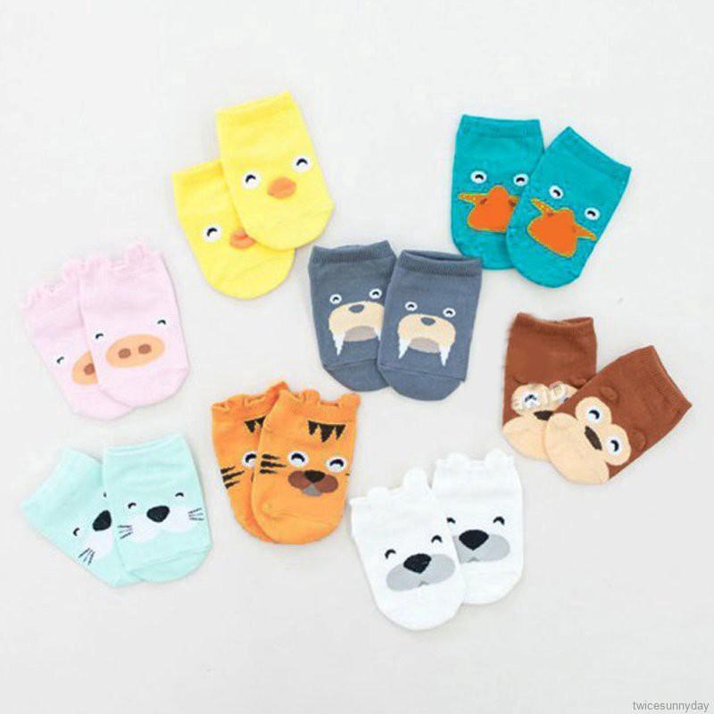 Vớ Cotton Chống Trượt Xinh Xắn Dành Cho Bé Trai Từ 1-4 Tuổi