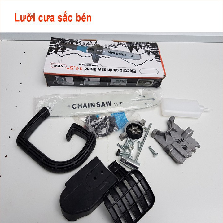 [Giá Sốc] Lưỡi cưa xích gắn máy mài CHAIN SAW - luoi cua xich gan may mai - Có bình tra dầu tự động gắn liền