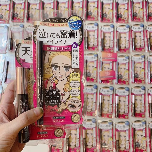 BỘ TRANG ĐIỂM MẮT MASCARA +EYELINER KISSME