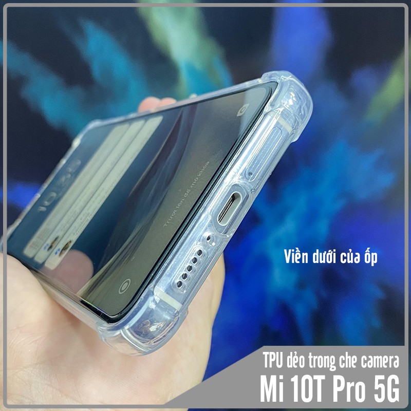 Ốp lưng cho Xiaomi Mi 10T - Mi 10T Pro - Redmi K30S TPU Trong Suốt Che Camera