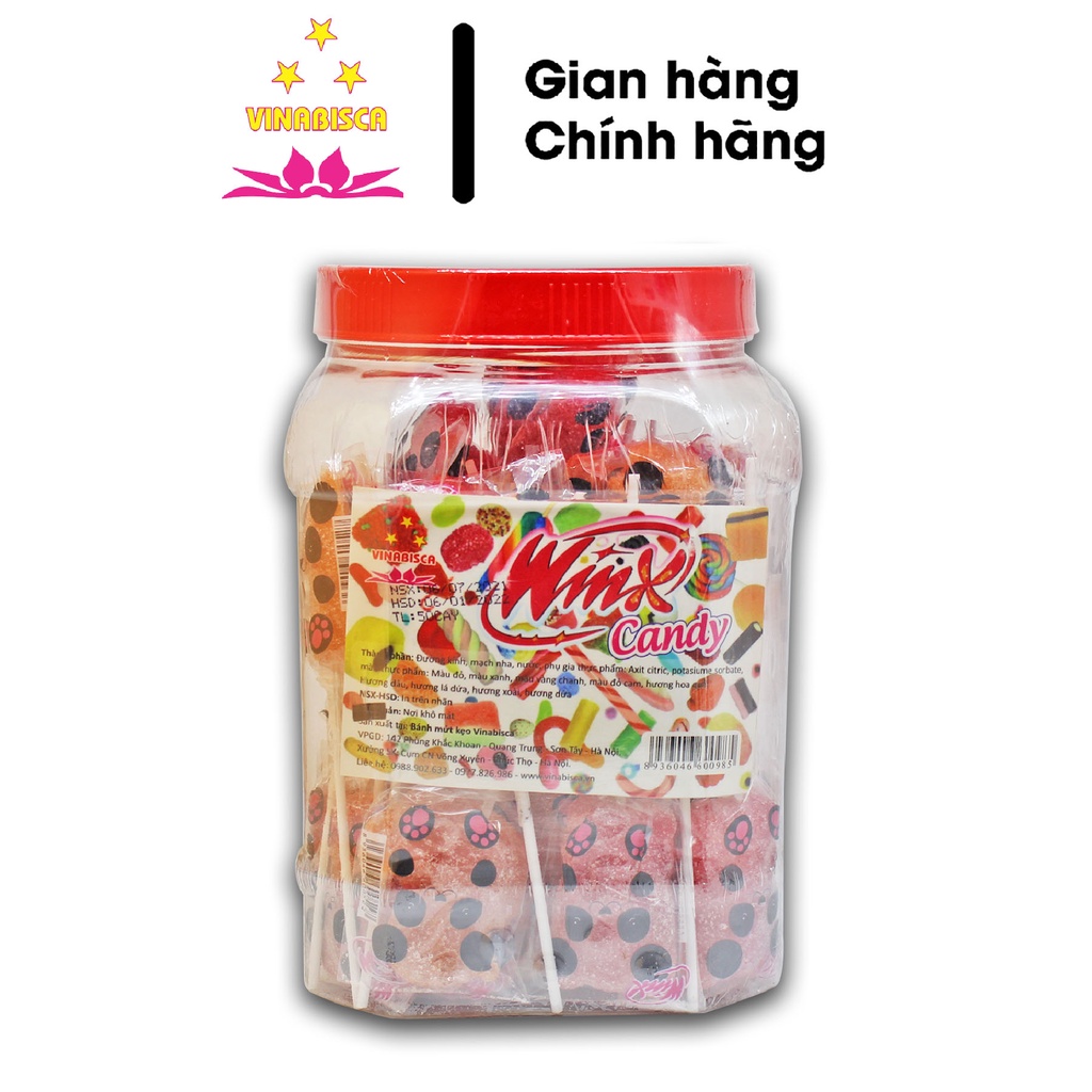 Kẹo dẻo trái cây WINX thương hiệu VINABISCA