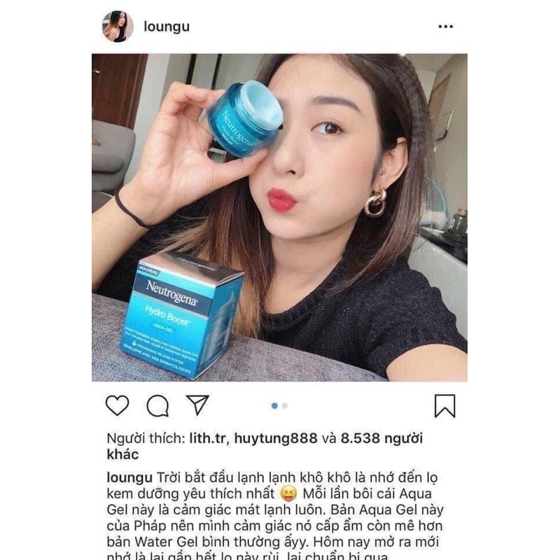 Kem dưỡng Neutrogena Water Gel & Aqua Creme