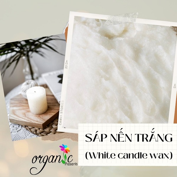 SÁP LÀM NẾN MÀU TRẮNG