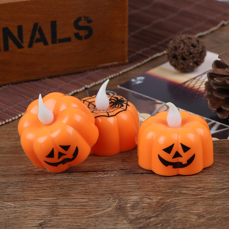 Đèn LED nến bí ngô Halloween