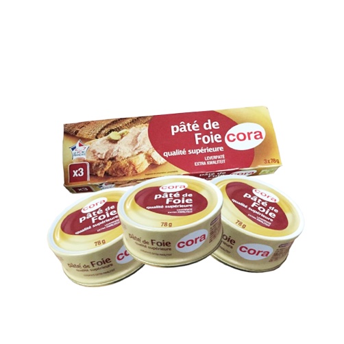 LỐC 3 HỘP PATE CORA PHÁP 78g*3