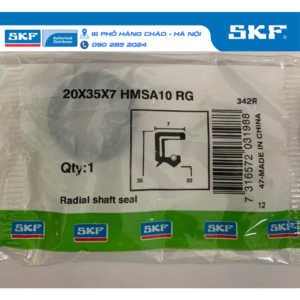 Phớt chặn dầu SKF 20x35x7 HMSA10 RG chính hãng