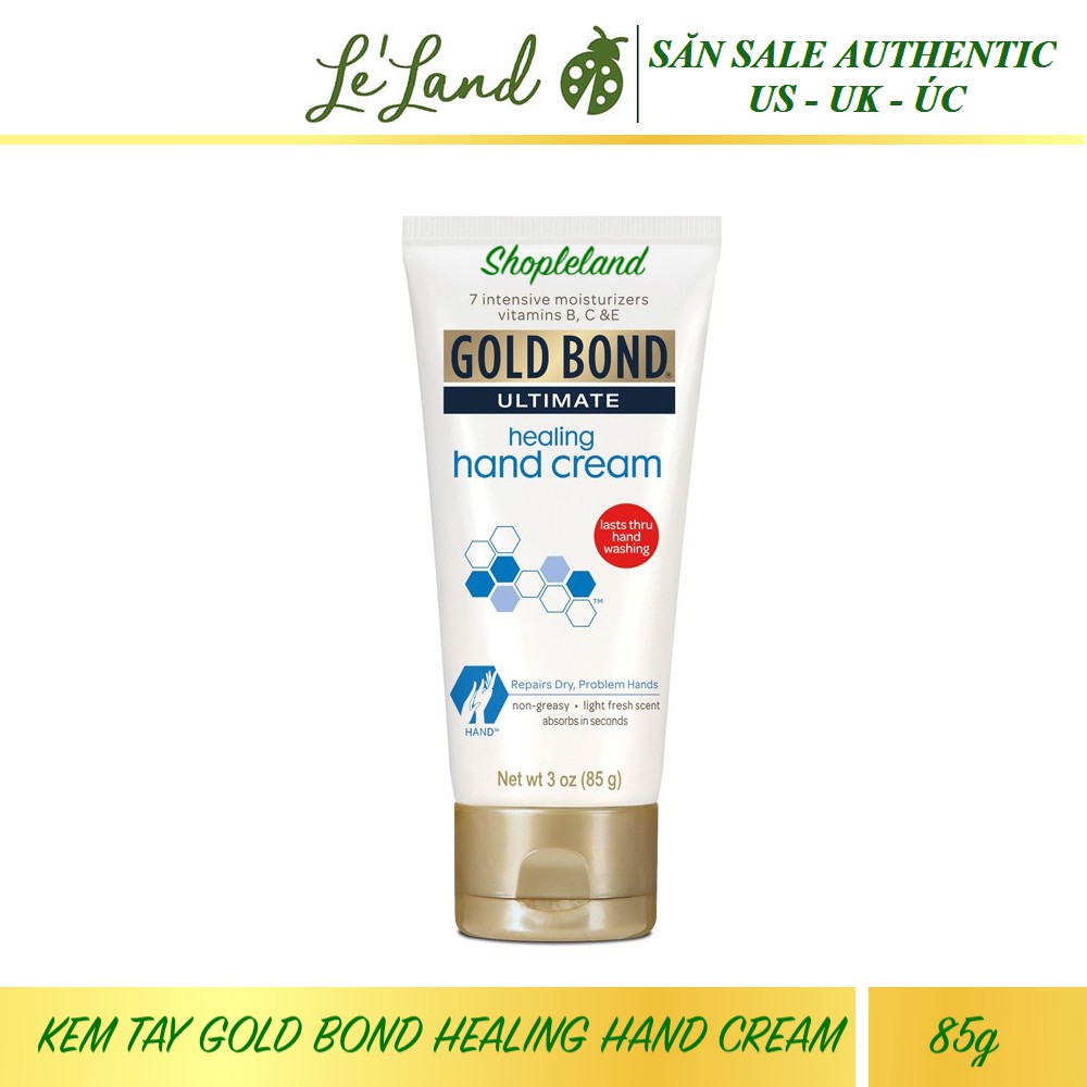 BILL US - KEM DƯỠNG TAY GOLD BOND HEALING HAND CREAM 85g