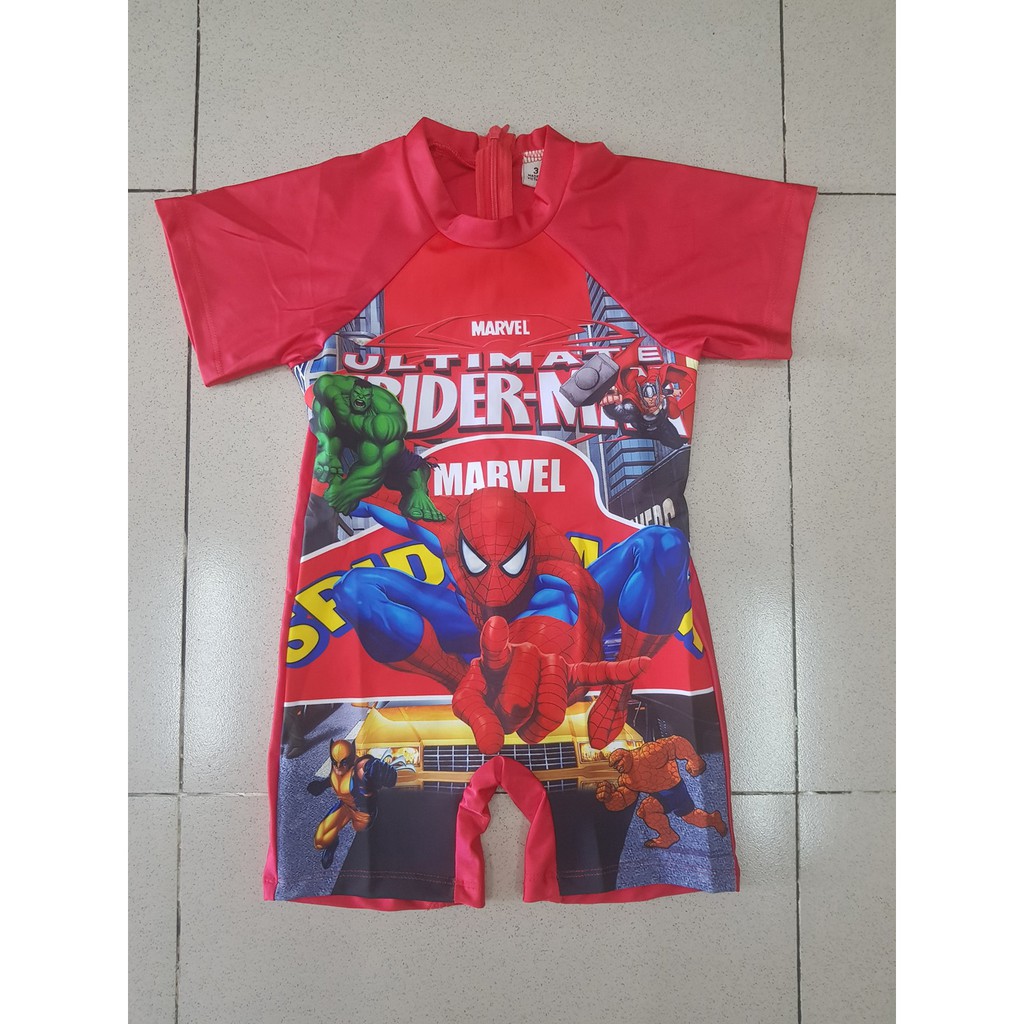 Đồ bơi liền thân người nhện Spiderman siêu ngâu cho bé trai