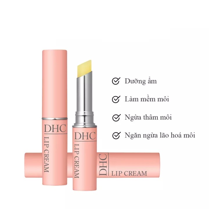 Son Dưỡng Ẩm Môi Mềm Mại DHC Lip Cream 1.5g