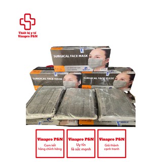 Khẩu trang than hoạt tính Vinapro (Hàng chính hãng - 4 lớp)