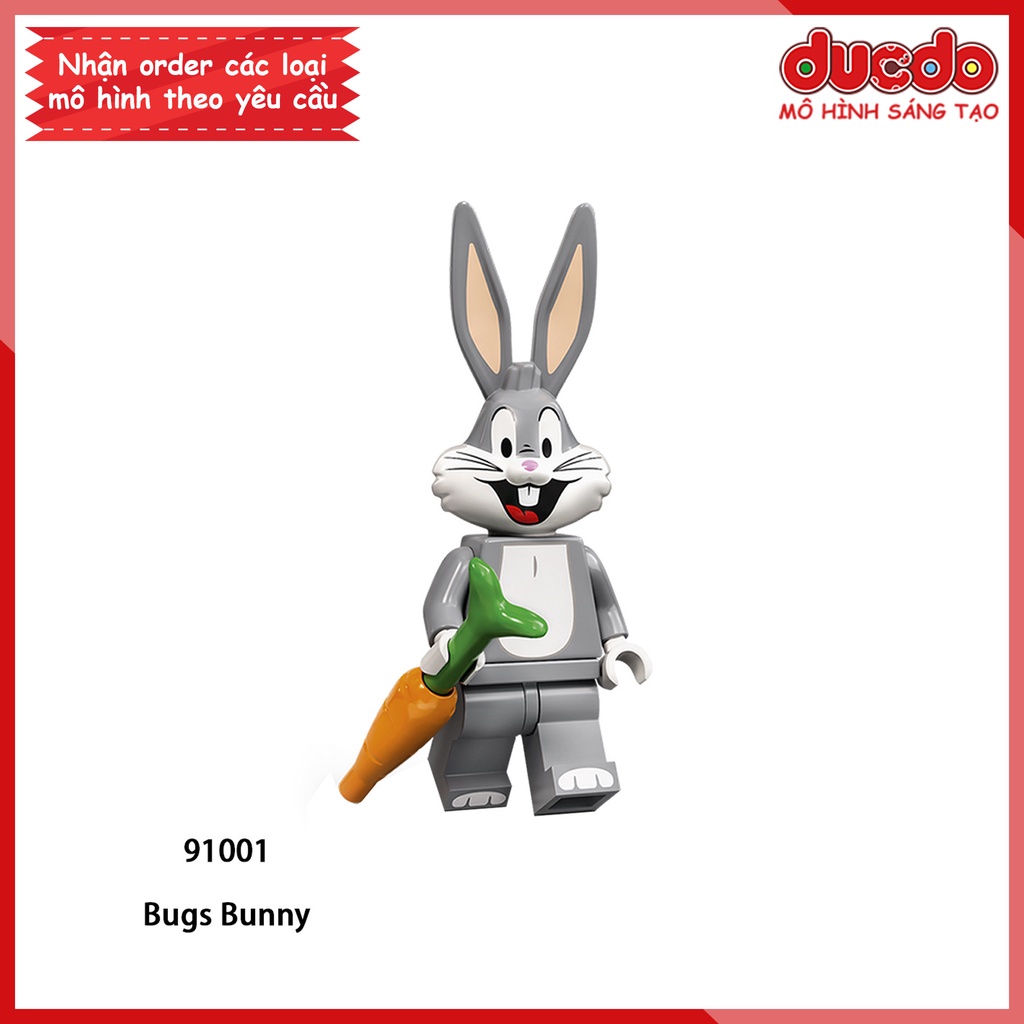 Minifigures các nhân vật hoạt hình Looney Tunes - Đồ chơi Lắp ghép Xếp hình Mini Mô hình 91001-91006