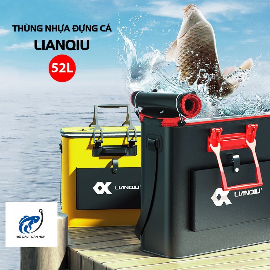 Thùng Nhựa EVA Sống Cá Lianqiu 52L