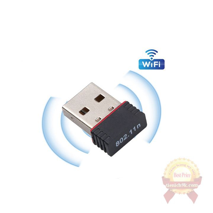 USB thu Wifi sóng 150M 802.11N cho PC laptop điện thoại MT7601