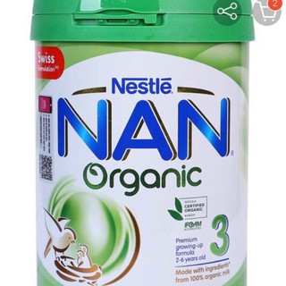 Sữa Nestle Nan Organic 3 cho trẻ từ 2-6 tuổi