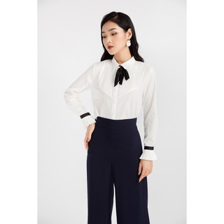 Áo sơ mi dài tay nơ cổ - 20Again