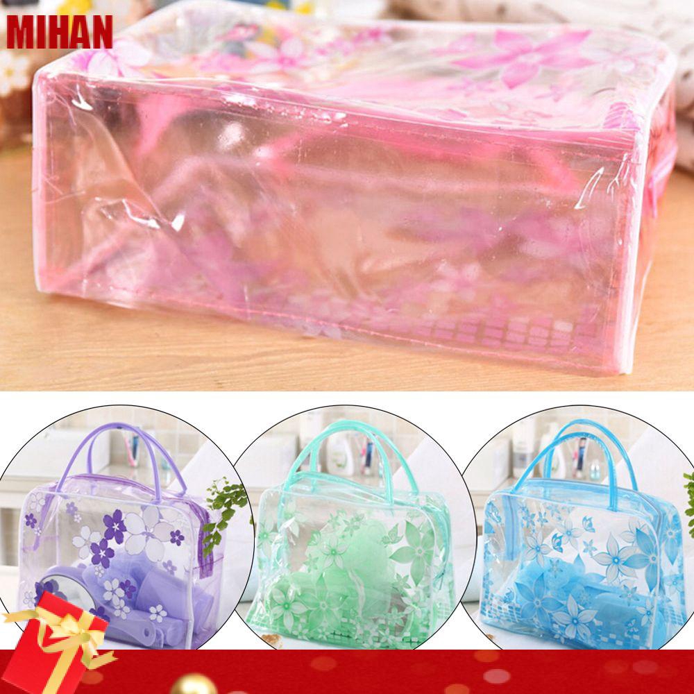 1 Túi Đựng Đồ Trang Điểm Bằng Nhựa Pvc Trong Suốt Chống Thấm Nước