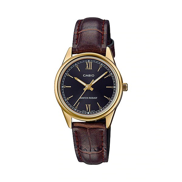 ĐỒNG HỒ CASIO DÂY DA NỮ LTP-V005GL-1B2 CHÍNH HÃNG