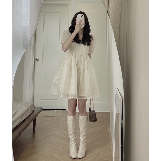 Váy Babydoll ✨SELINA DRESS✨ TIỂU THƯ hai lớp bồng bềnh siêu xinh