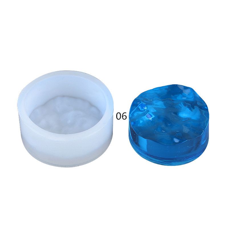 Khuôn Làm Móc Khóa / Vòng cổ Bằng Epoxy Hình Gợn Sóng Nước DIY