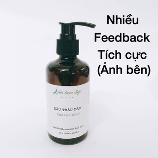 Dầu Thầu Dầu (Castor oil), kích thích mọc tóc, dưỡng mi, da, nguyên liệu làm mỹ phẩm
