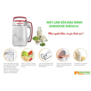 Máy làm sữa đậu nành Sunhouse SHD5816