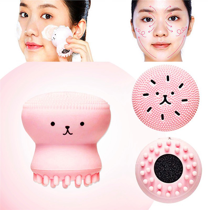 Cọ rửa mặt dễ thương dùng để rửa mặt sâu và mát xa mặt