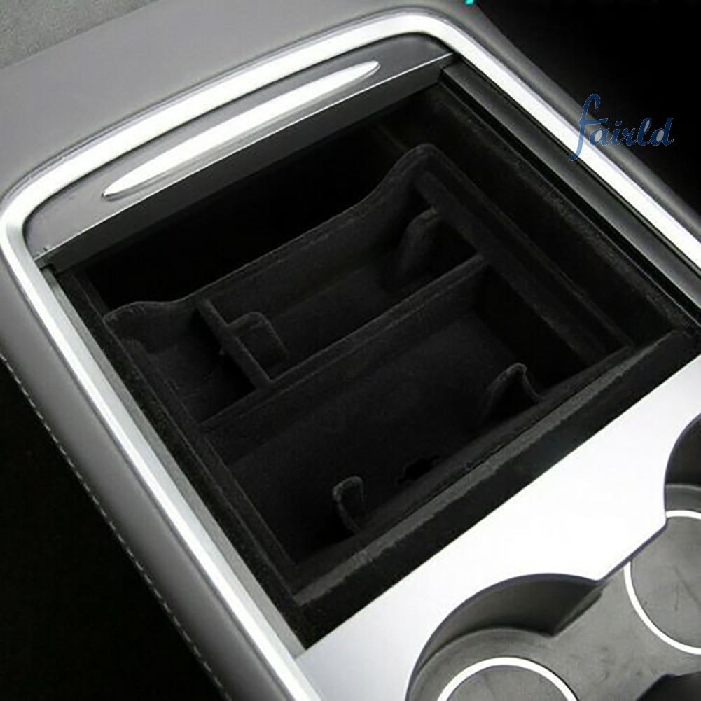 Storage Box Container For Tesla Model 3 Y Matte Non-Slip Organizer 2021