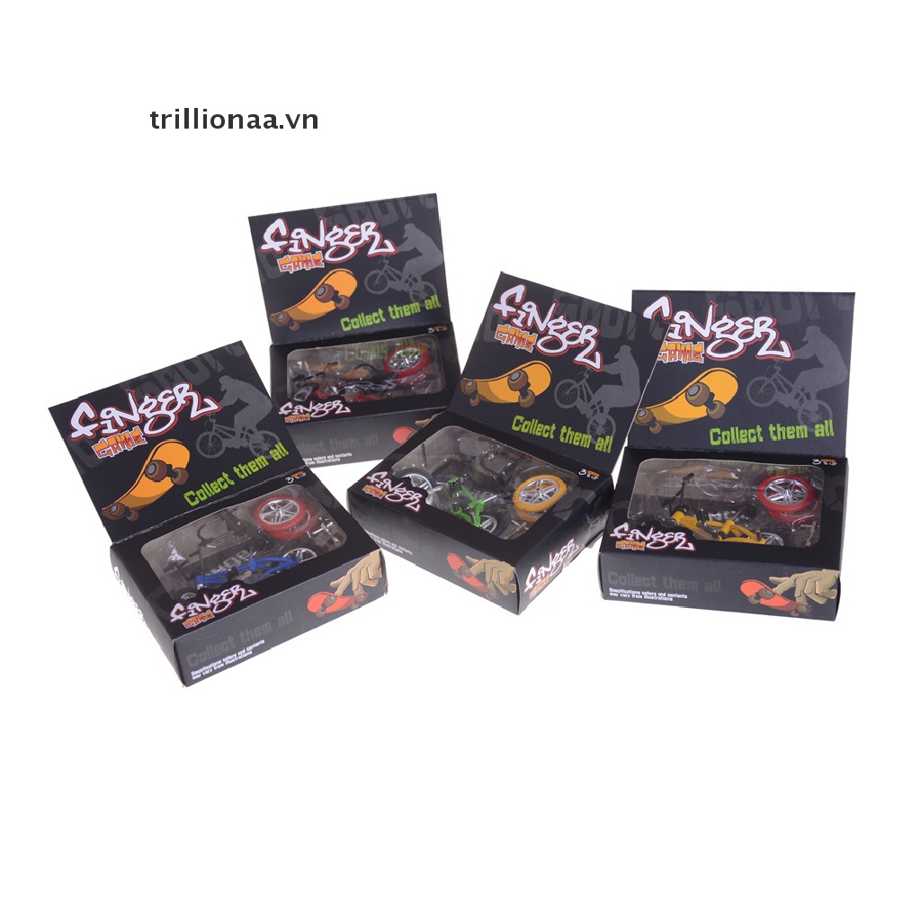 [Triillionaa] Đồ Chơi Xe Đạp BMX Mini Bằng Ngón Tay Flick Trix