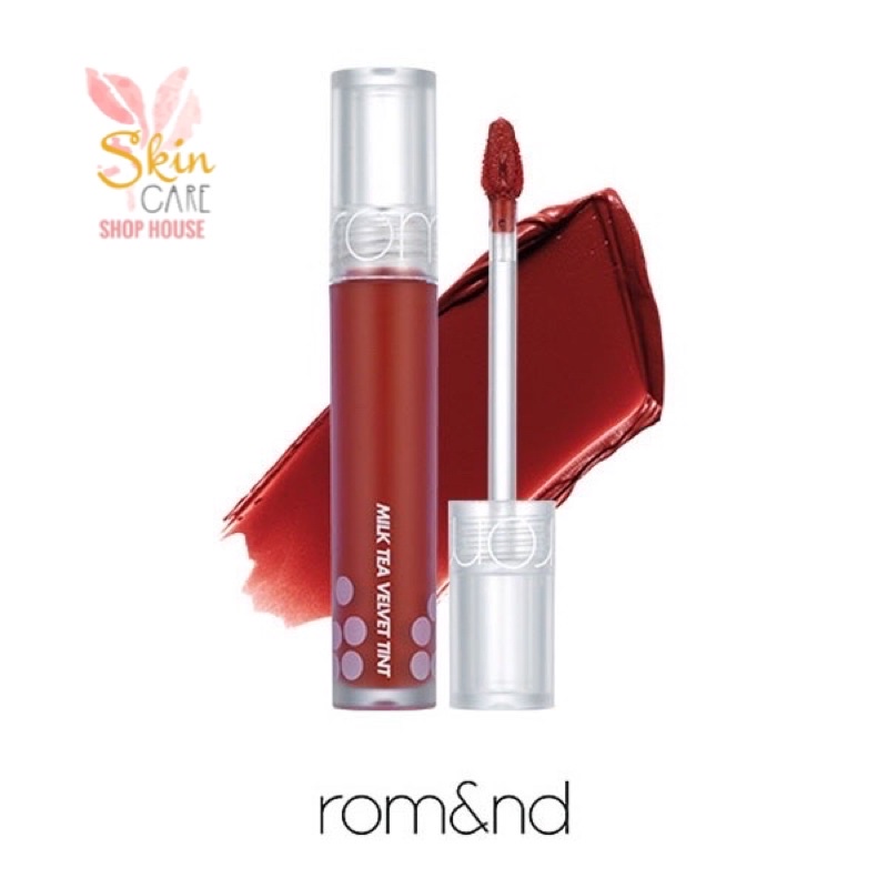 Son Kem Lì Mịn Phiên Bản Trà Sữa Romand Milk Tea Velvet Tint 4.4g