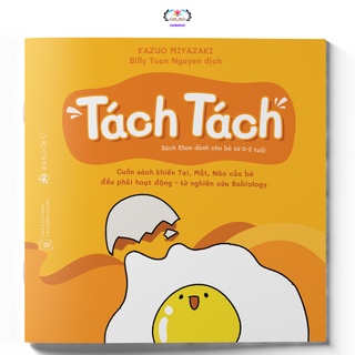 Sách ehon cho bé - Thật Bất Ngờ - Tách Tách - Ehon nhật bản cho bé 0 2 tuổi wabooks