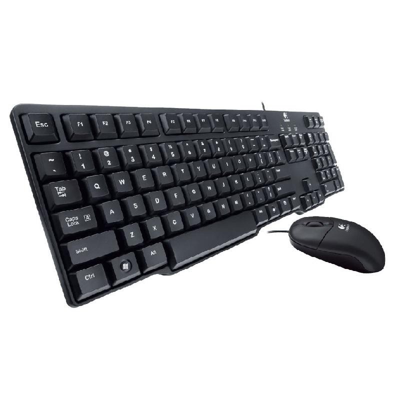 Combo Bàn Phím & Chuột Có Dây Logitech MK200 - Hàng chính hãng