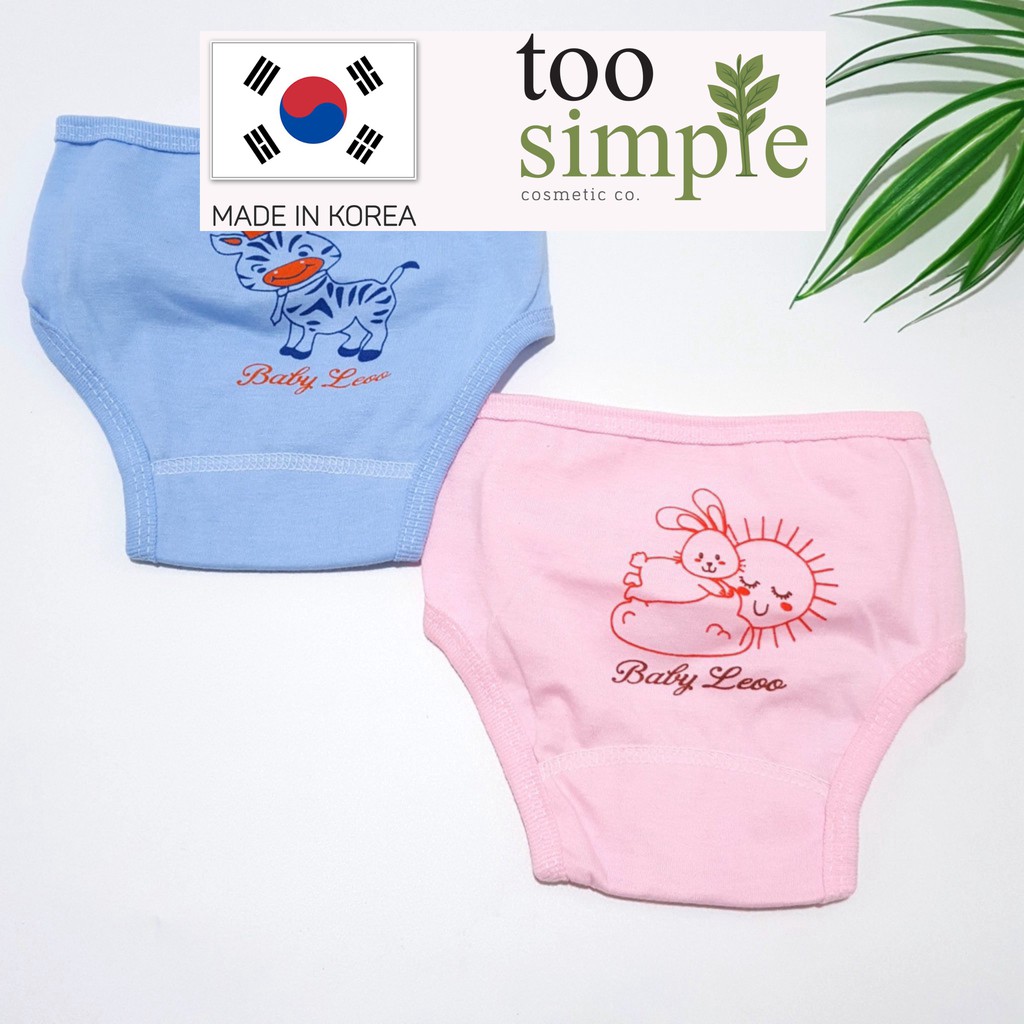 Quần đóng bỉm baby Leo, quần dán bỉm cho trẻ sơ sinh size 1,2,3 cho bé 3 đến 8kg Too Simple