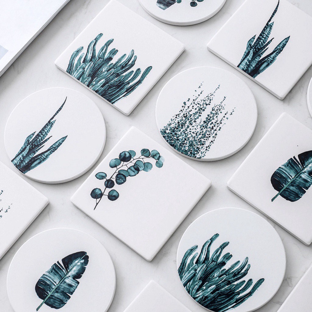 Đế lót ly Epoch bằng gốm sứ chịu nhiệt phong cách Bắc Âu trang trí nội thất