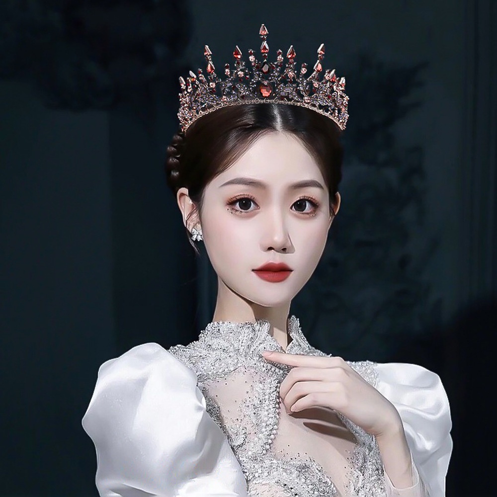 Vương Miện Hợp Kim Đính Đá Lấp Lánh Thời Trang