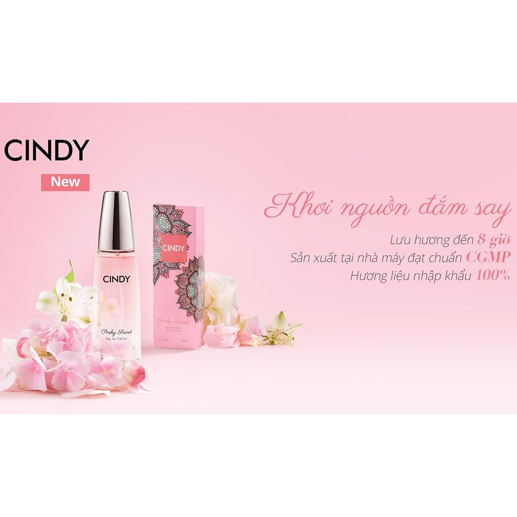 Nước Hoa Nữ Cindy Pinky Sweet 50ml Chính Hãng