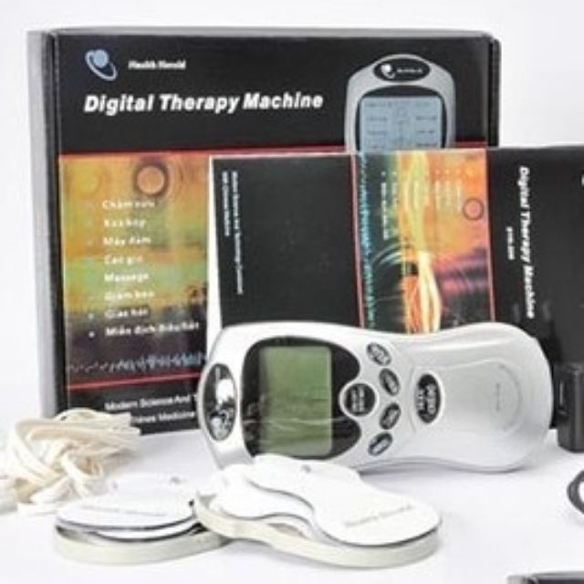 Máy Massage Trị Liệu Digital Therapy Machine 4 Miếng Dán Cho Bộ Máy