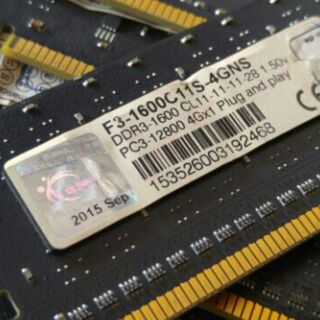 Ram 4gb ddr3 1600 cũ