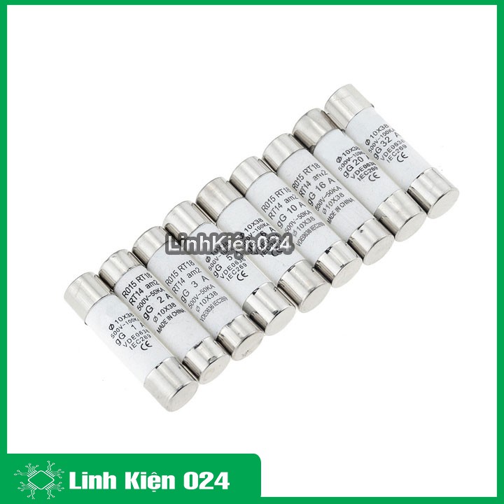Cầu Chì Sứ 10x38mm 500V