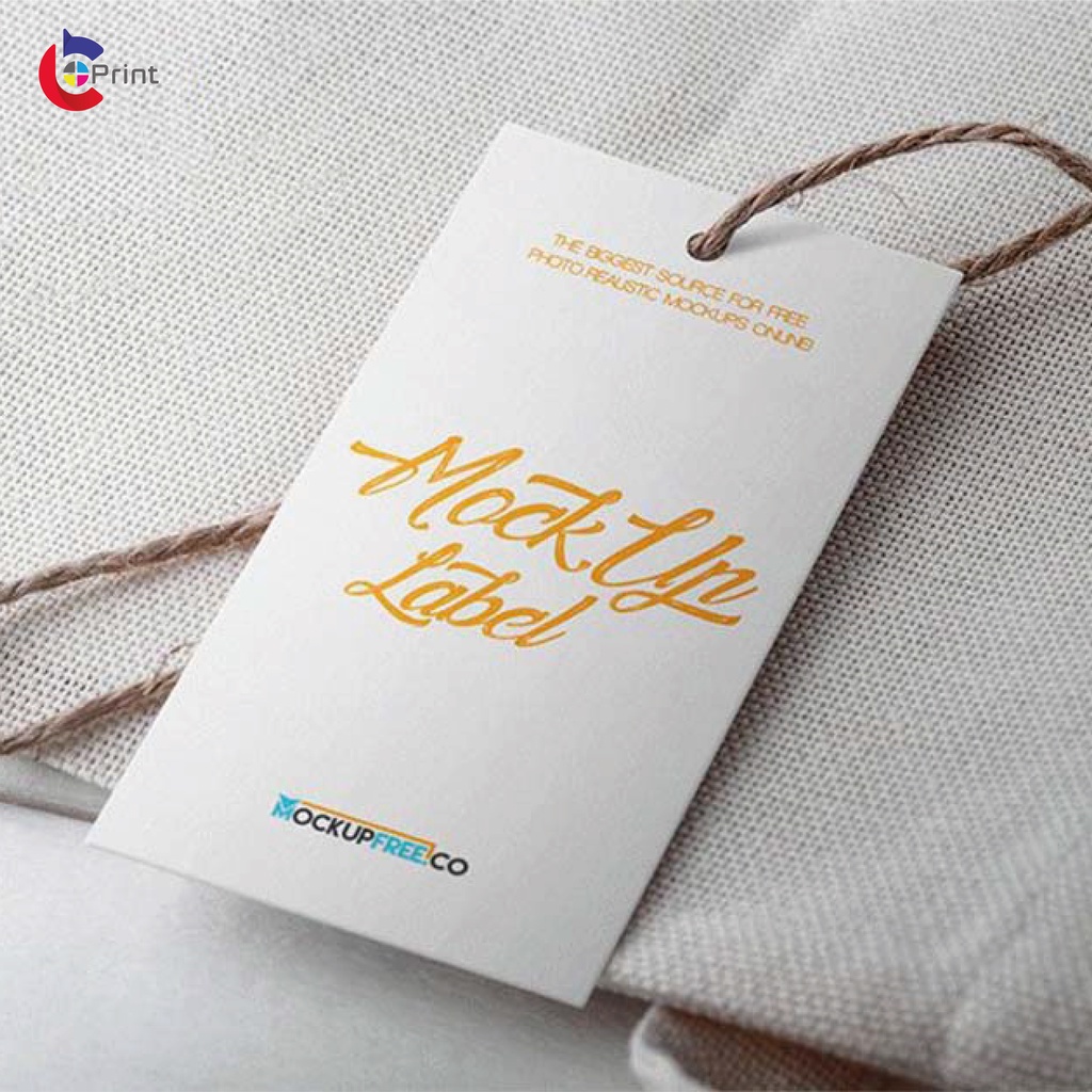 In nhãn mác quần áo - mác giấy - In theo yêu cầu