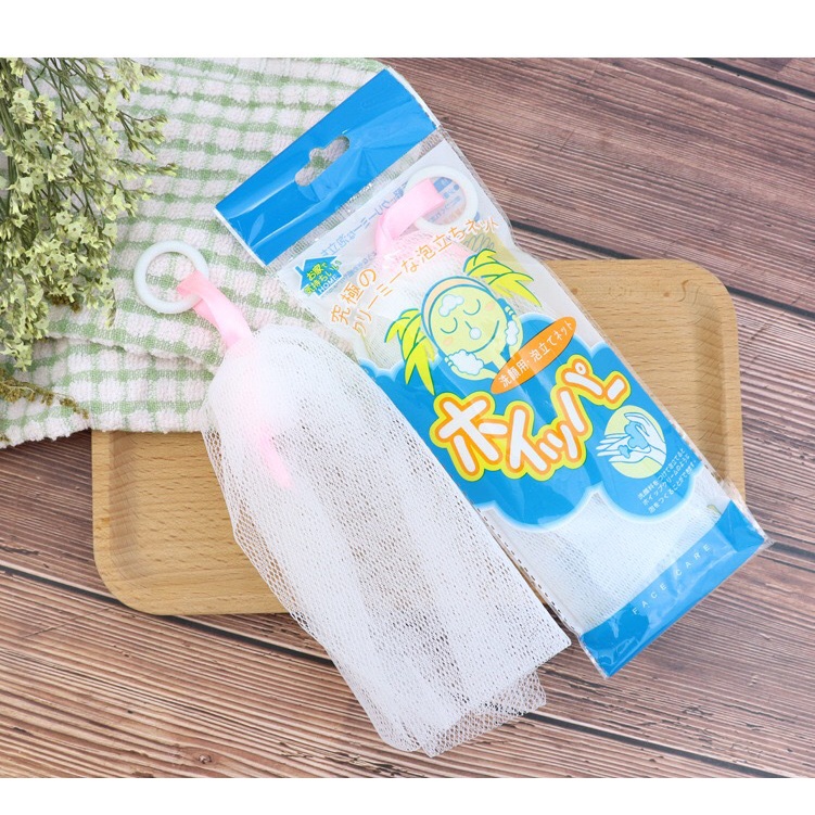 Túi Lưới Tạo Bọt Xà Phòng Rửa Mặt Tiện Dụng