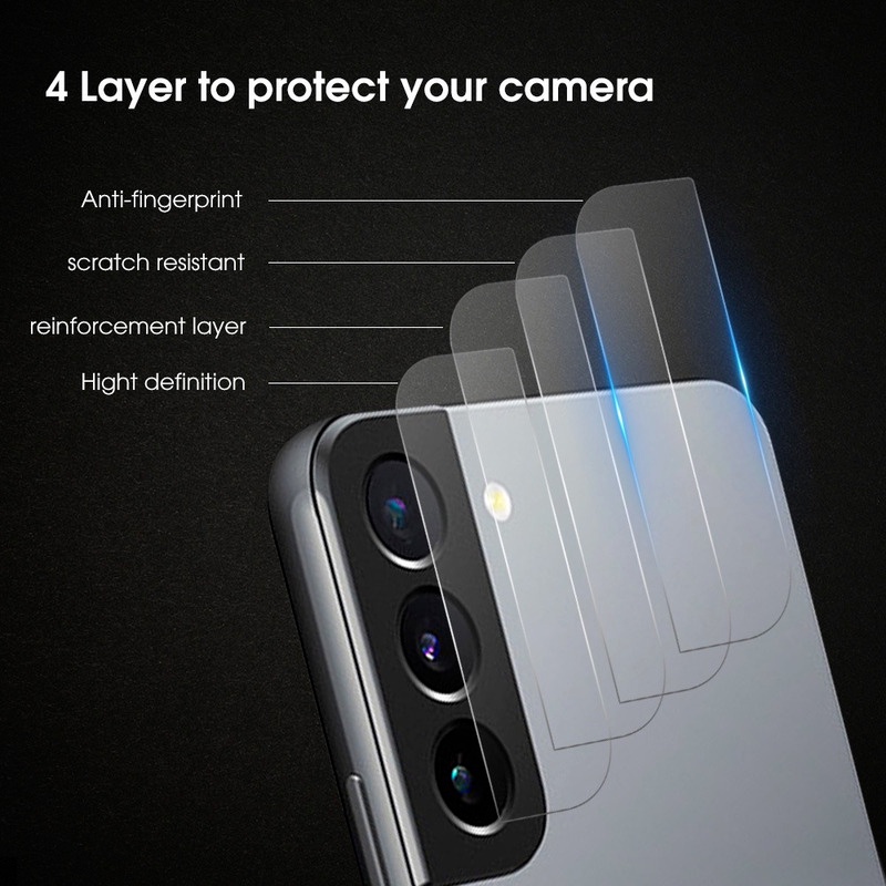 Kính Cường Lực HD Trong Suốt Bảo Vệ Camera Sau Cho Samsung Galaxy S22/S22Plus/S22Ultra /