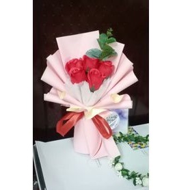 Bó hoa sáp mix màu hồng nude, có đủ màu ( Ship Now) | BigBuy360 - bigbuy360.vn